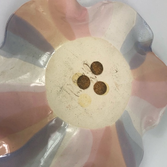 Handpainted WHITE and pink Decorative Bowls Raffled Large & Medium - Picture 11 of 16